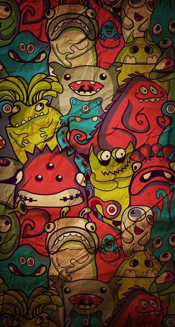 Wallpaper 1080p Graffiti Monster - KibrisPDR