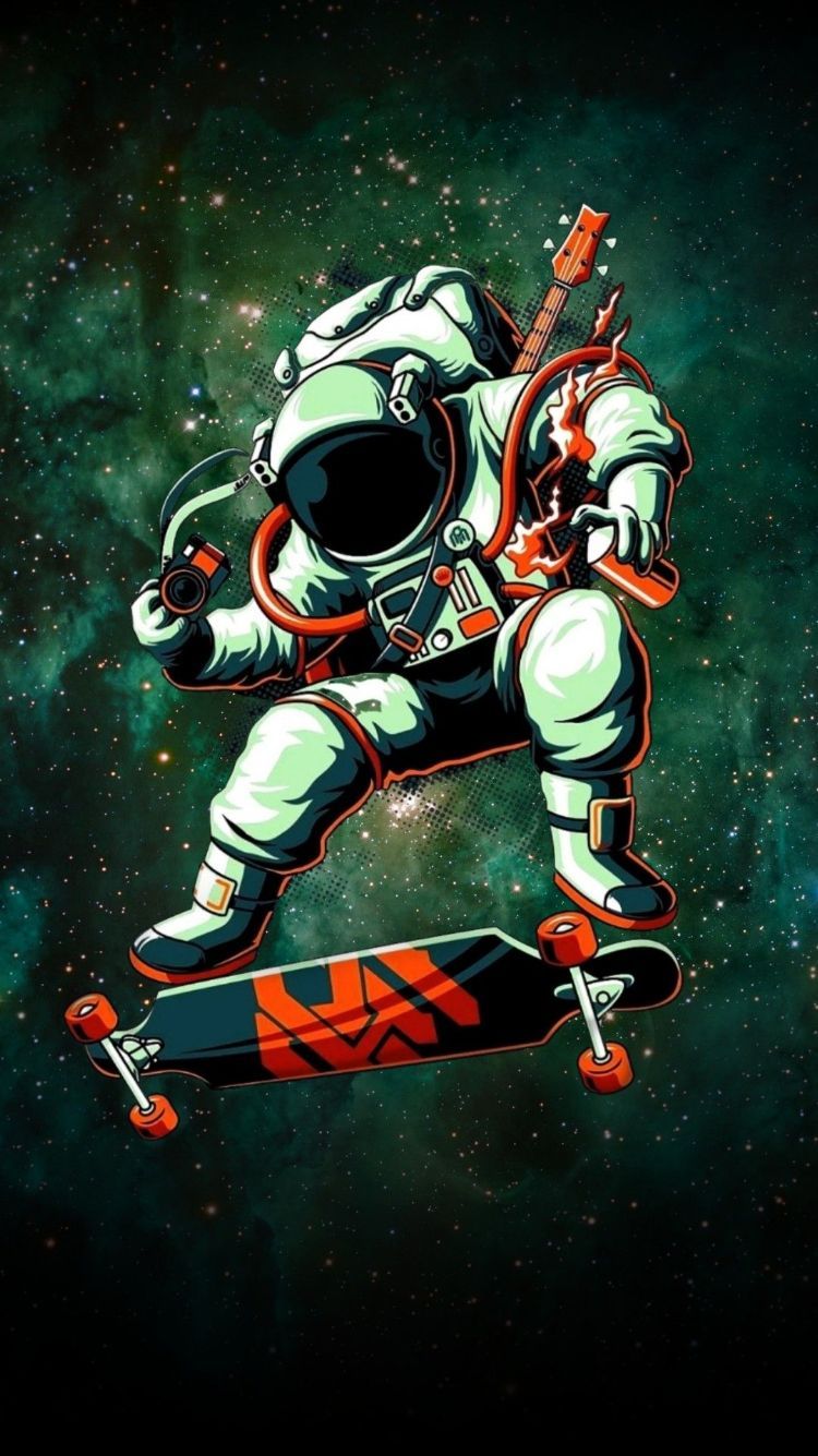 Detail Wallpaper Graffiti Astronaut Nomer 8