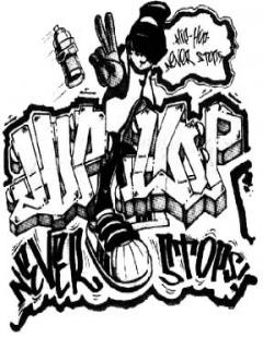 Wallpaper Graffiti Hip Hop 240x320 - KibrisPDR