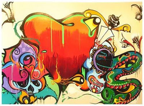 Detail Wallpaper Graffiti Love Nomer 19
