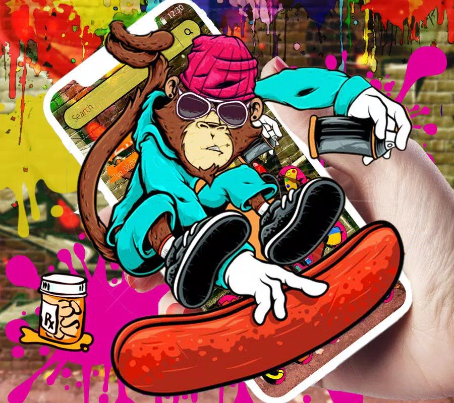 Detail Wallpaper Graffiti Monkey Nomer 14
