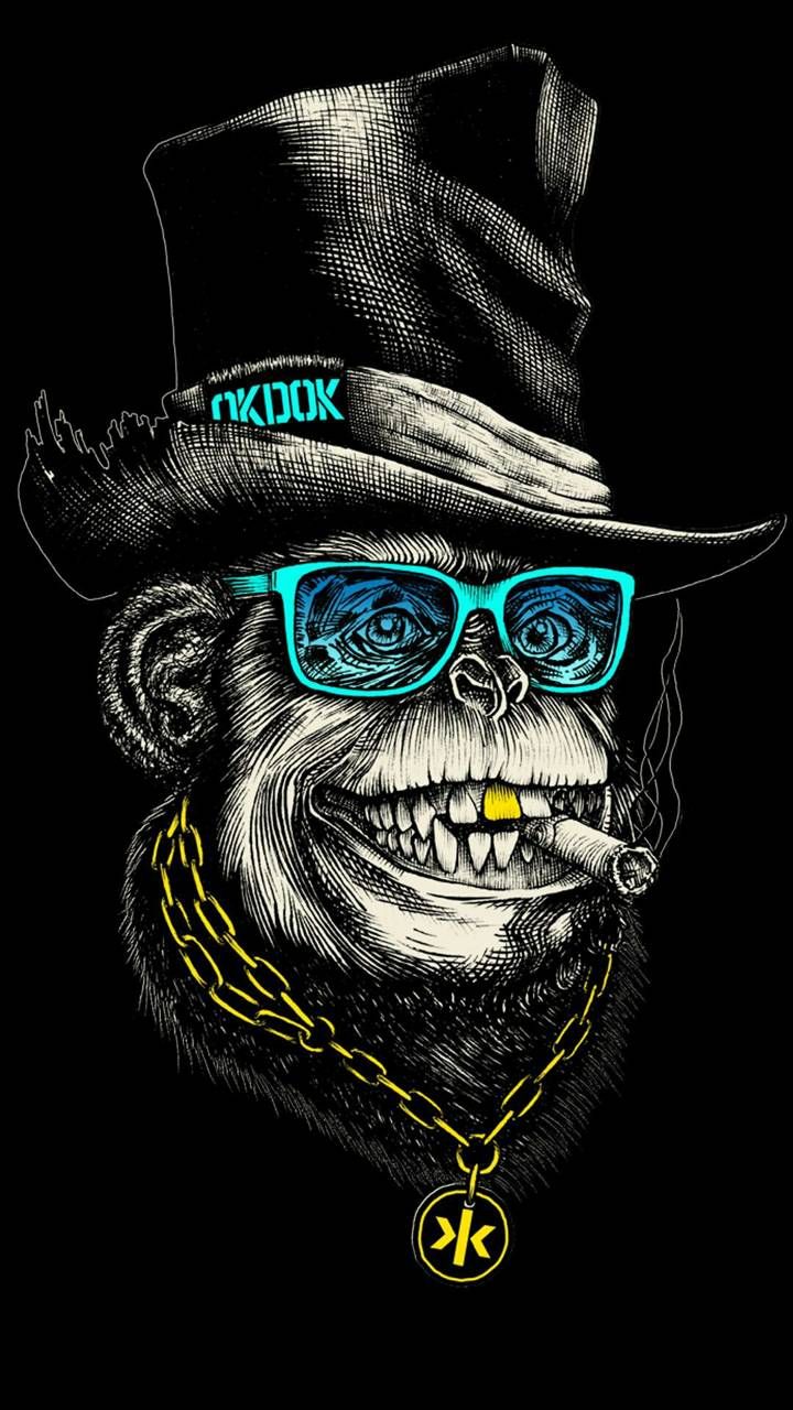 Detail Wallpaper Graffiti Monkey Nomer 3