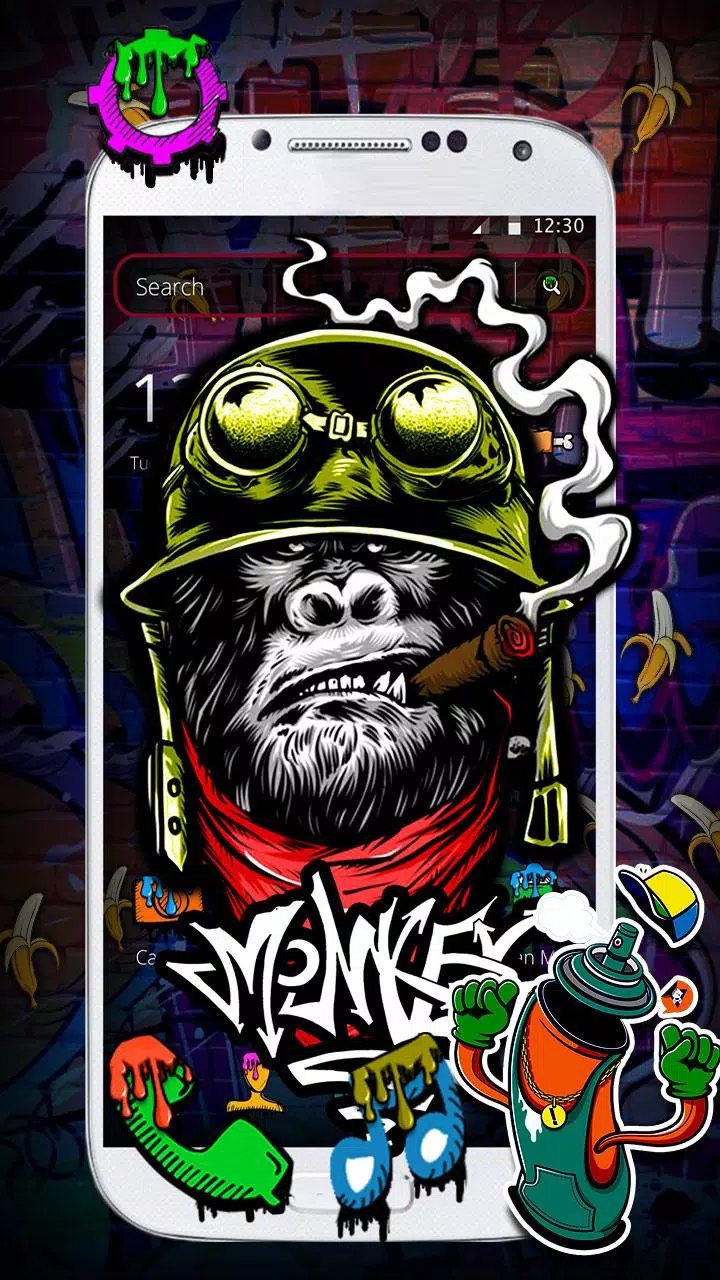 Detail Wallpaper Graffiti Monkey Nomer 17