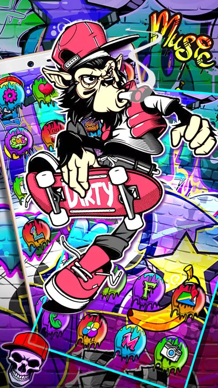 Detail Wallpaper Graffiti Monkey Nomer 21