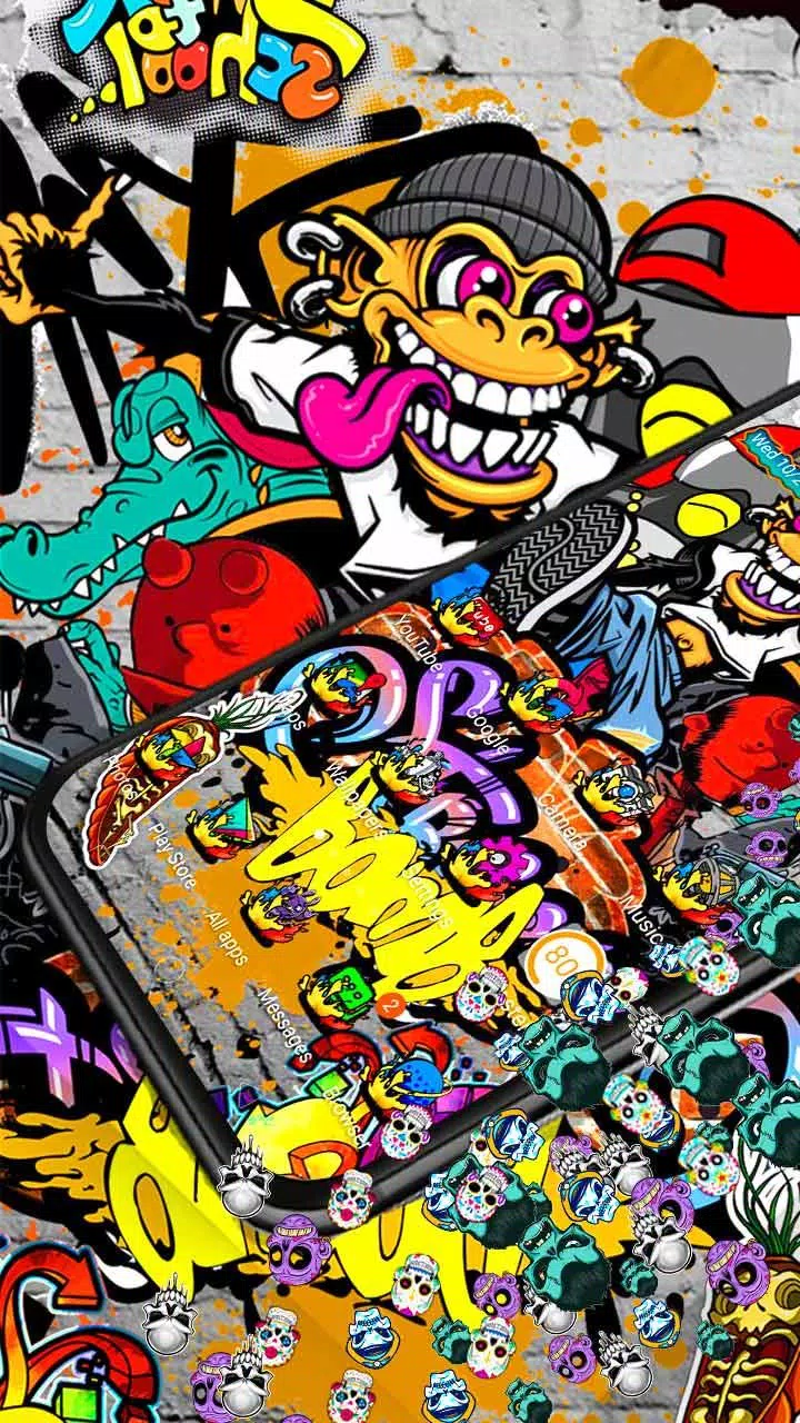 Detail Wallpaper Graffiti Monkey Nomer 6