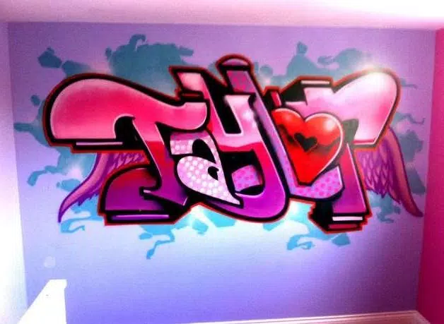 Detail Wallpaper Graffiti Name Nomer 56