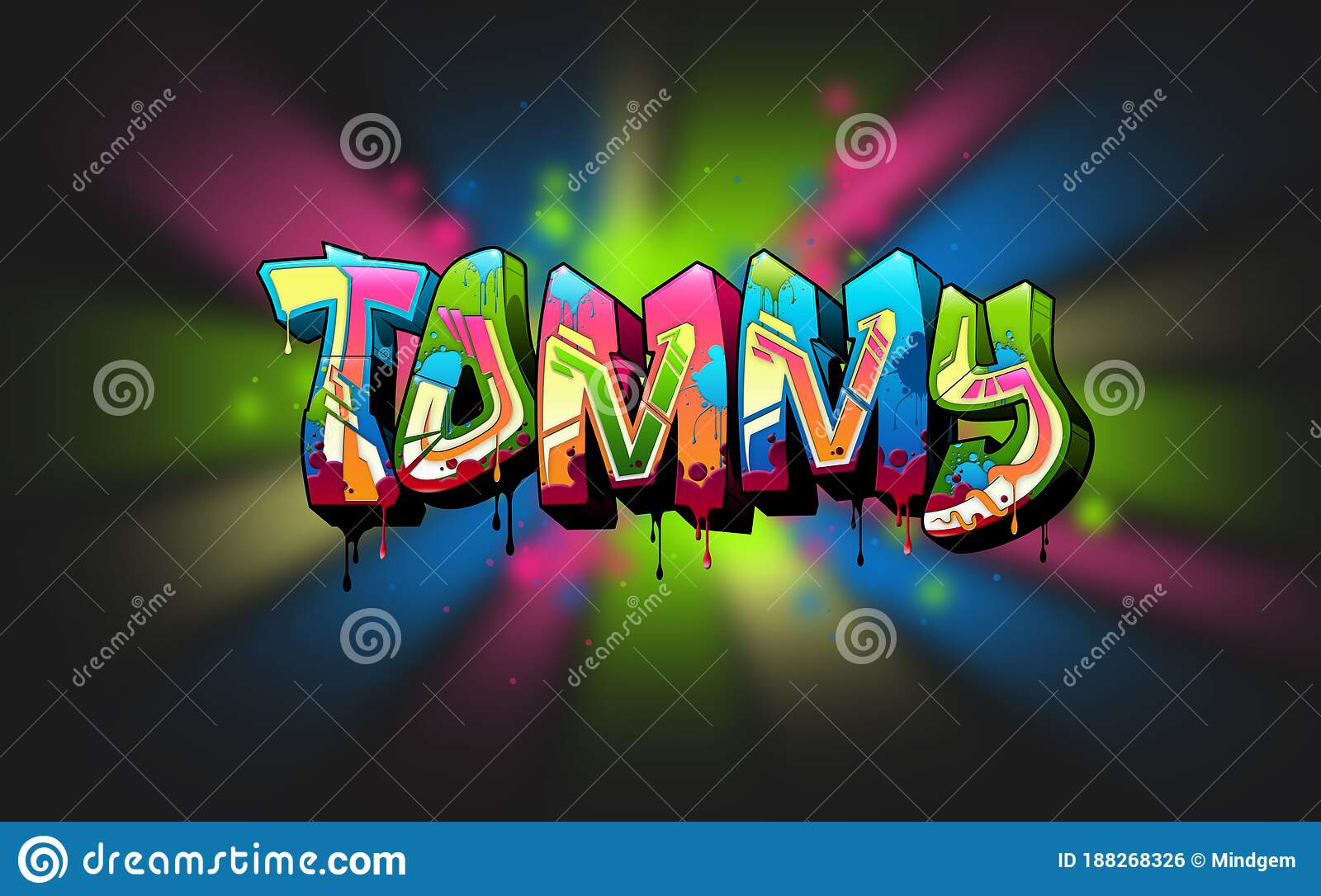 Wallpaper Graffiti Name Tommy - KibrisPDR