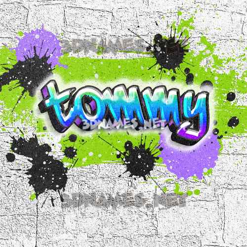 Detail Wallpaper Graffiti Name Tommy Nomer 2