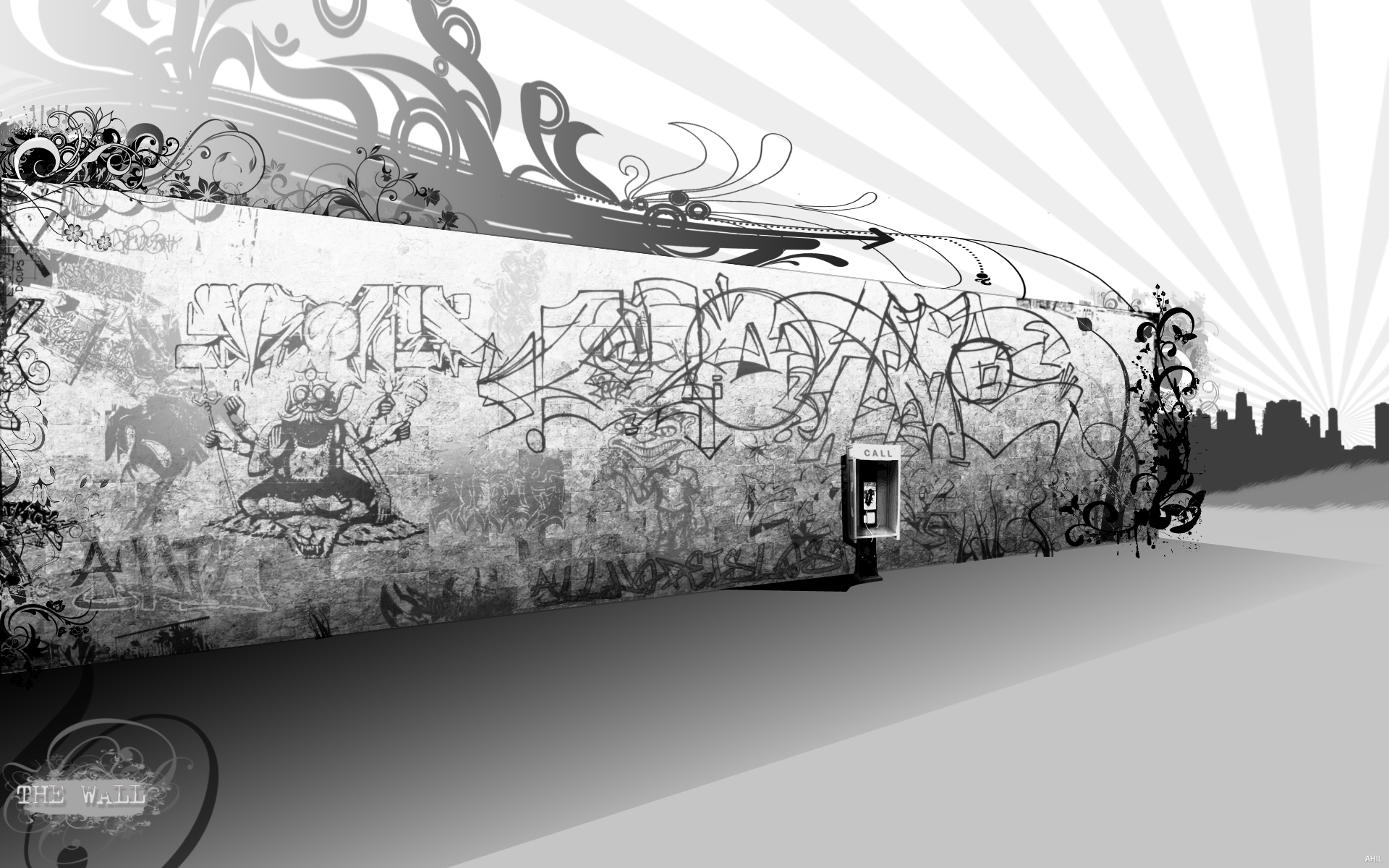 Detail Wallpaper Hd Graffiti Silver Nomer 22