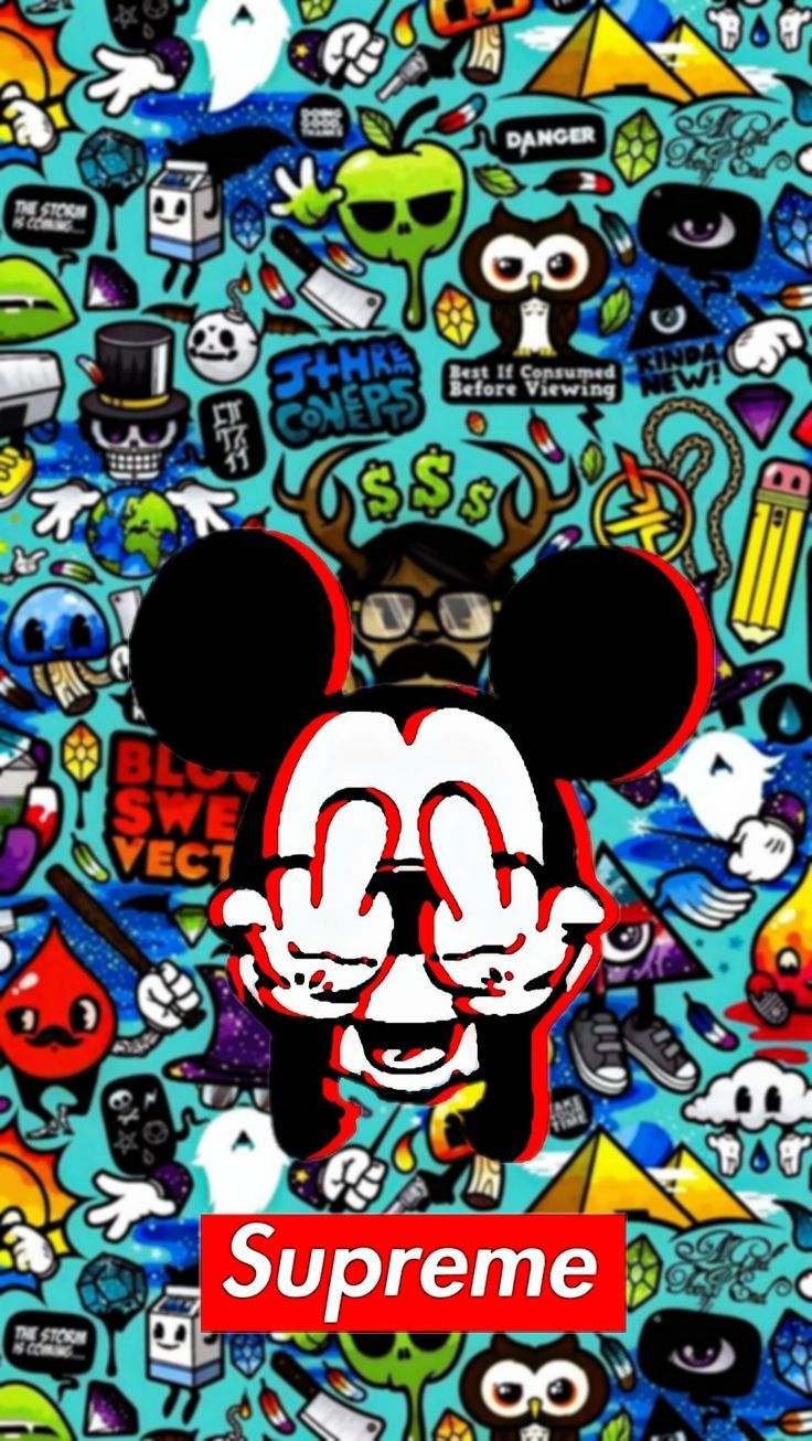 Detail Wallpaper Supreme Graffiti Nomer 41