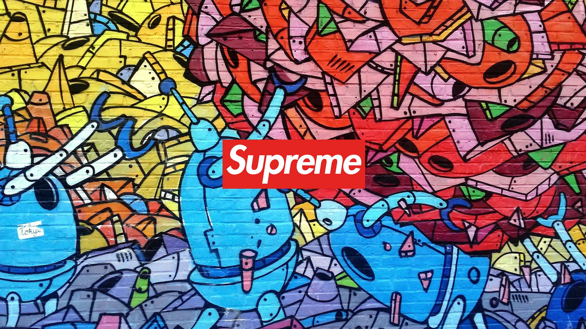 Detail Wallpaper Supreme Graffiti Nomer 9