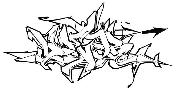 Detail Wildstyle Graffiti Graffiti Sketch Nomer 16