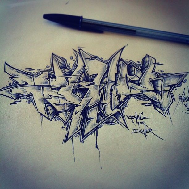 Detail Wildstyle Graffiti Graffiti Sketch Nomer 28