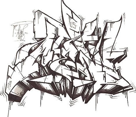 Detail Wildstyle Graffiti Graffiti Sketch Nomer 5
