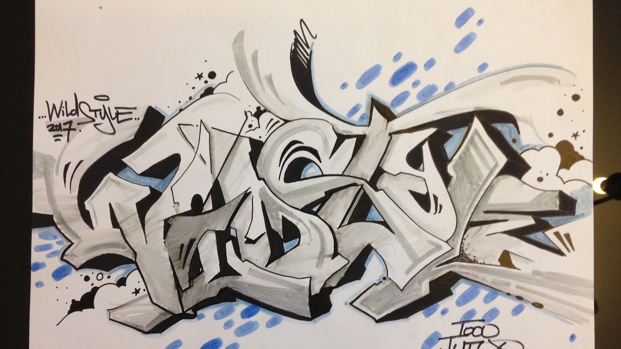 Detail Wildstyle Graffiti Sketch Nomer 17