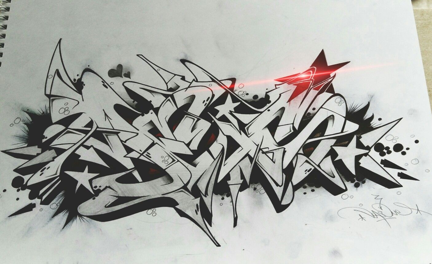 Detail Wildstyle Graffiti Sketch Nomer 20