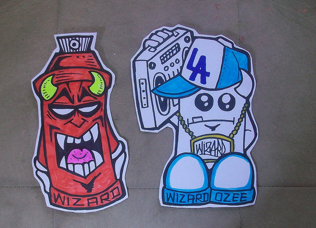 Detail Wizard Art Graffiti Nomer 9