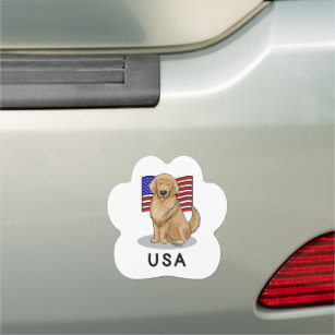 Detail Golden Retriever Car Magnet Nomer 47