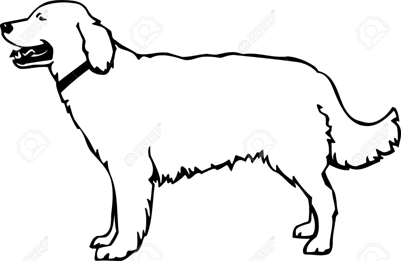 Detail Golden Retriever Clip Art Free Nomer 37