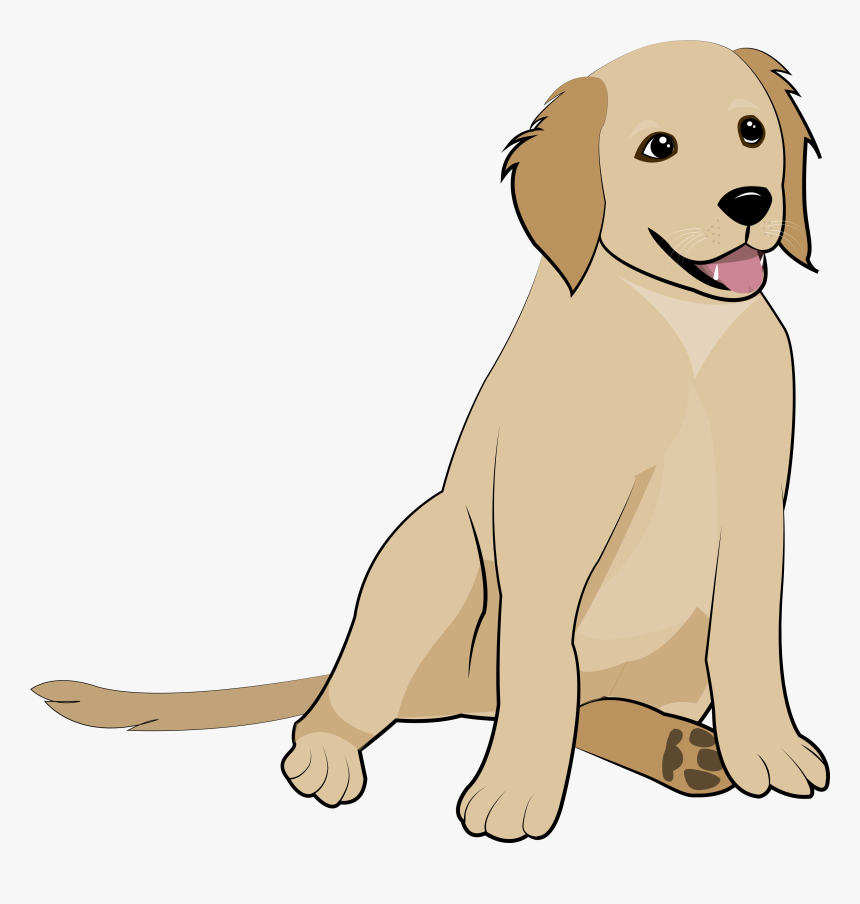 Detail Golden Retriever Clip Art Free Nomer 8