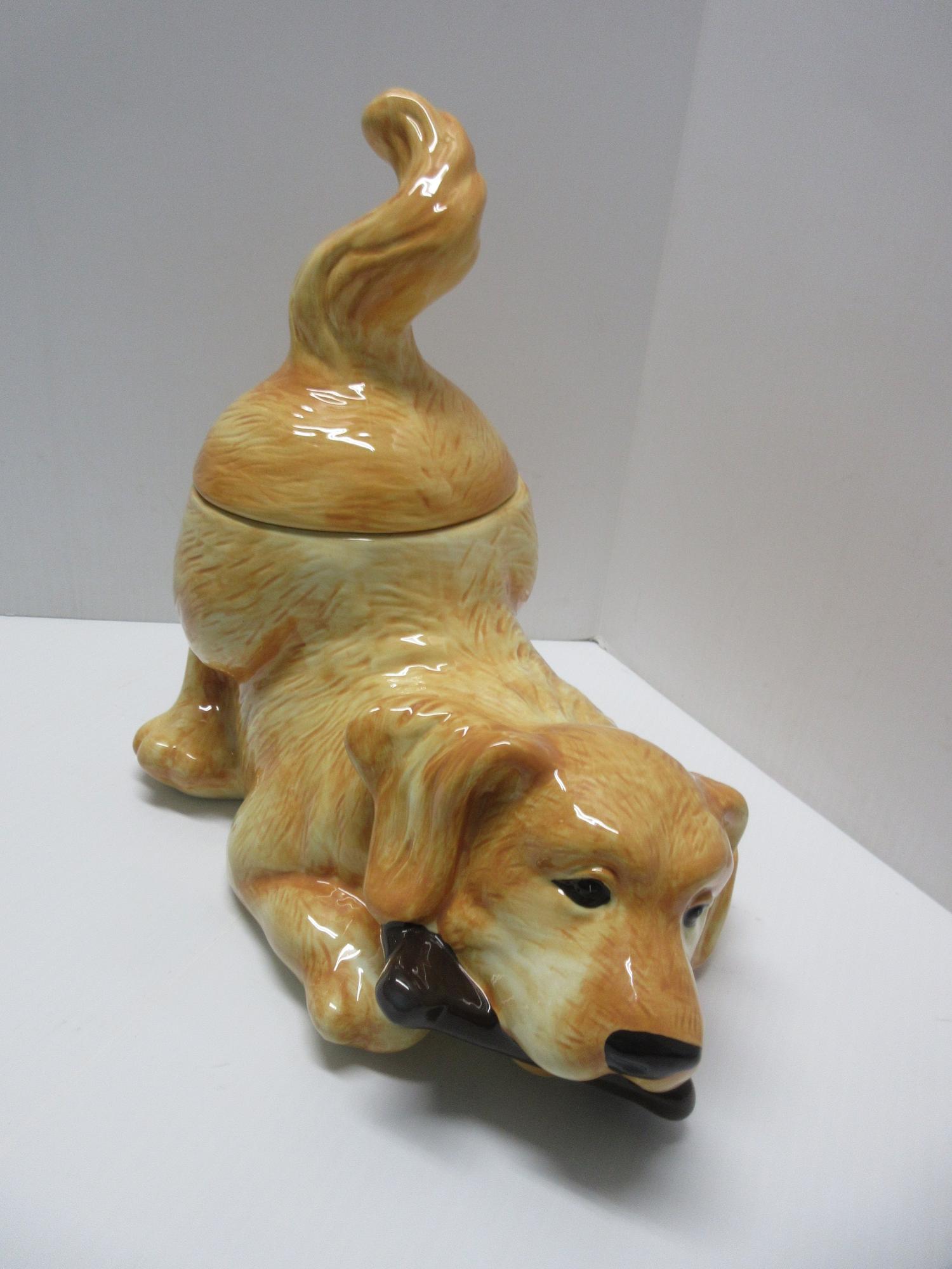 Detail Golden Retriever Cookie Jar Nomer 9