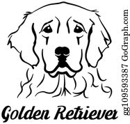 Detail Golden Retriever Face Silhouette Nomer 32