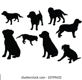 Detail Golden Retriever Silhouette Clip Art Nomer 49