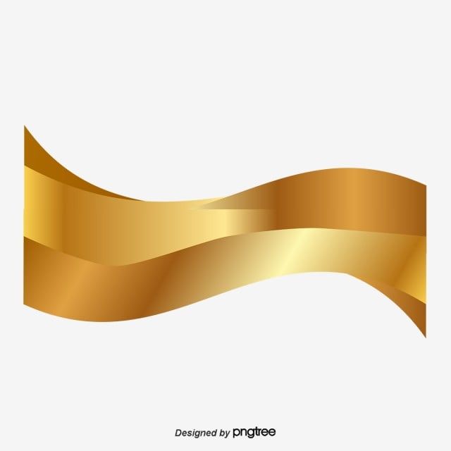 Detail Golden Ribbon Vector Png Nomer 9