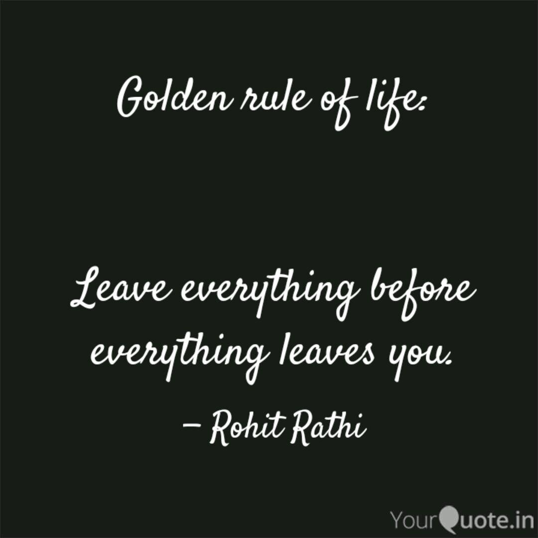 Detail Golden Rules Of Life Quotes Nomer 25