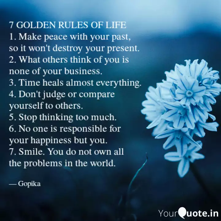 Detail Golden Rules Of Life Quotes Nomer 35