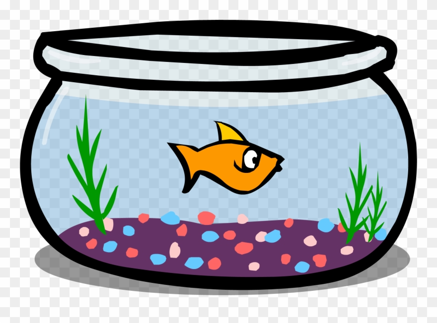 Detail Goldfish Bowl Clip Art Nomer 7