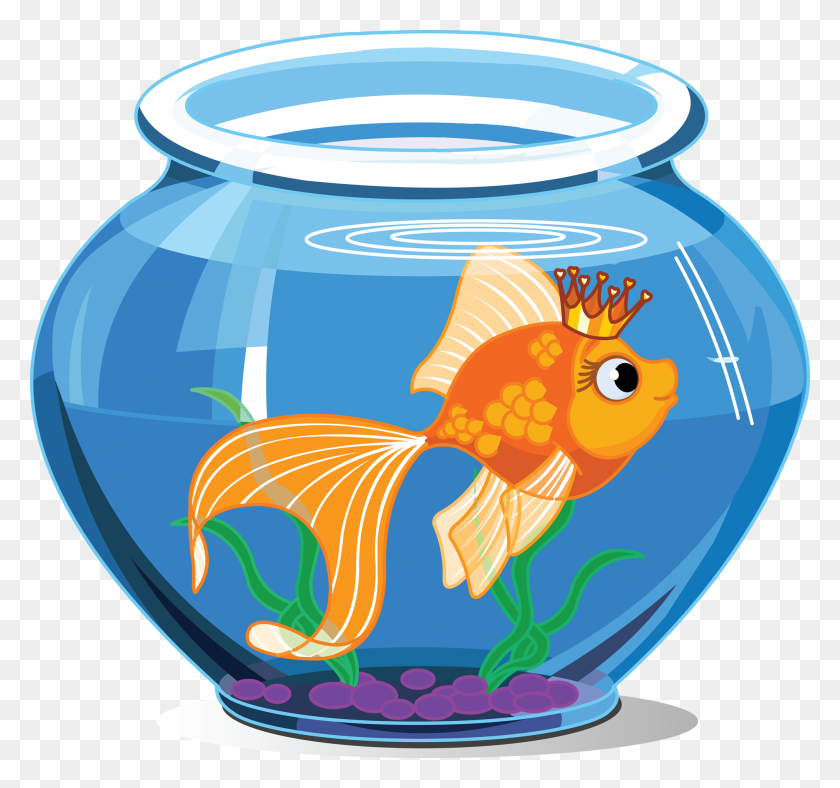 Detail Goldfish Bowl Clip Art Nomer 12