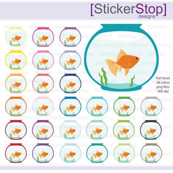 Detail Goldfish Bowl Clip Art Nomer 20