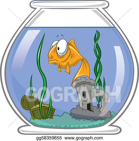 Detail Goldfish Bowl Clip Art Nomer 35