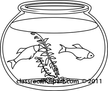 Detail Goldfish Bowl Clip Art Nomer 40