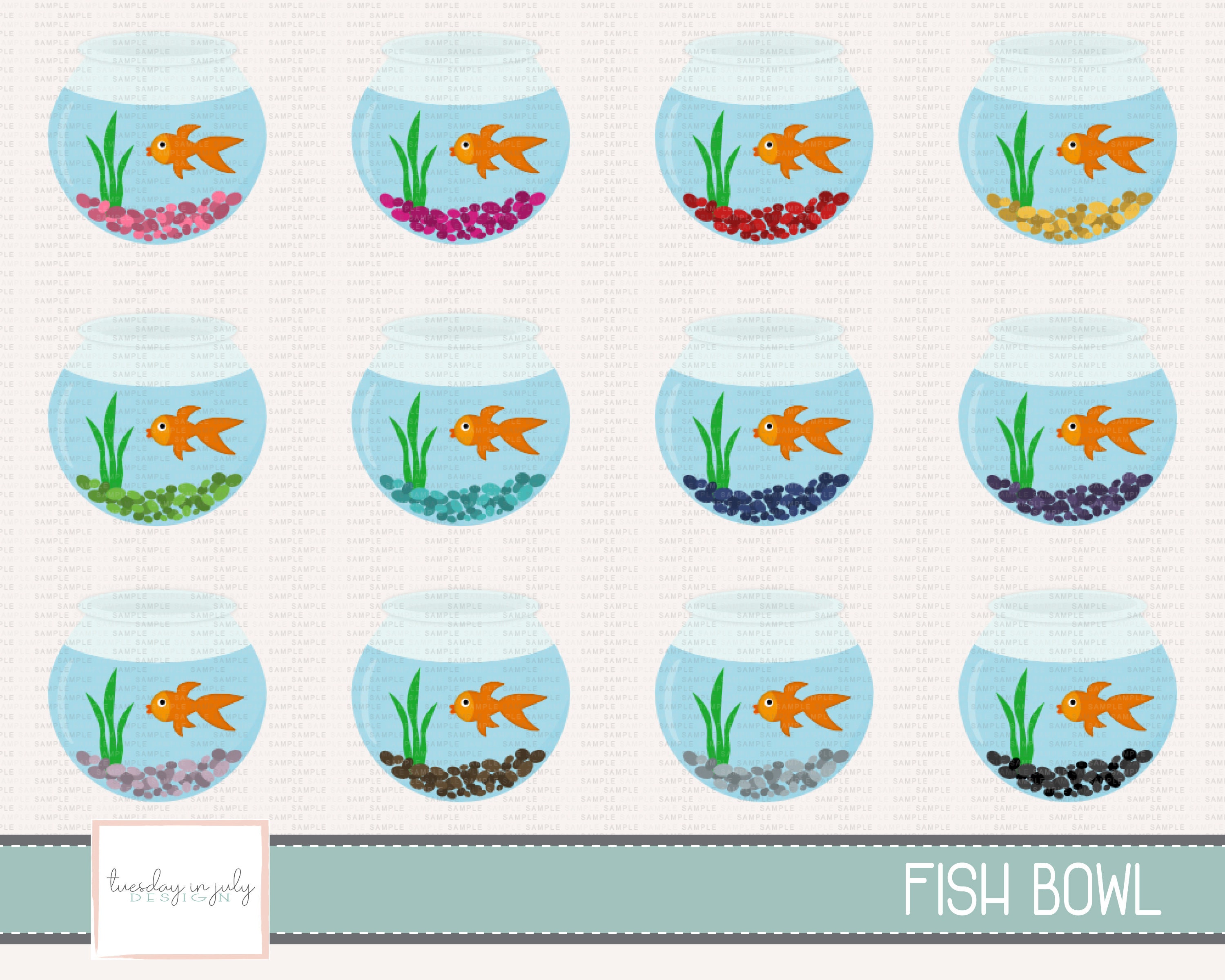 Detail Goldfish Bowl Clip Art Nomer 42