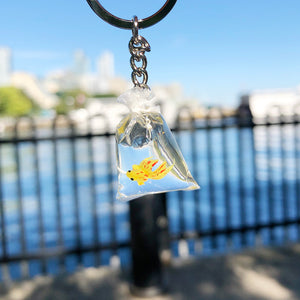 Detail Goldfish In A Bag Keychain Nomer 17