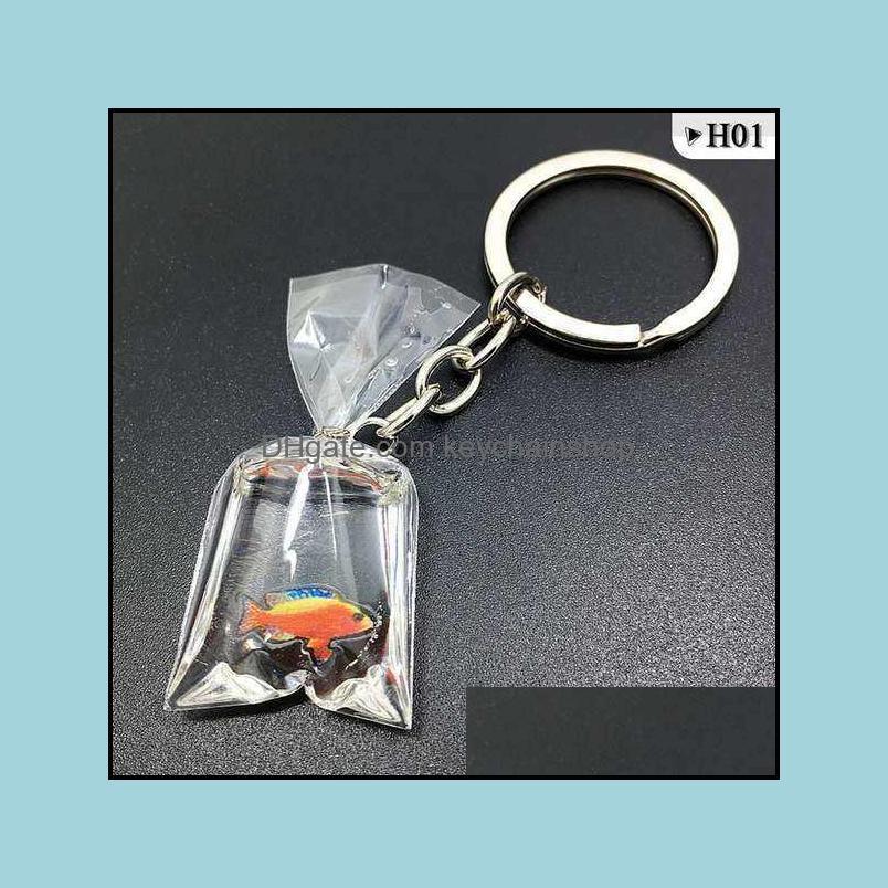 Detail Goldfish In A Bag Keychain Nomer 26