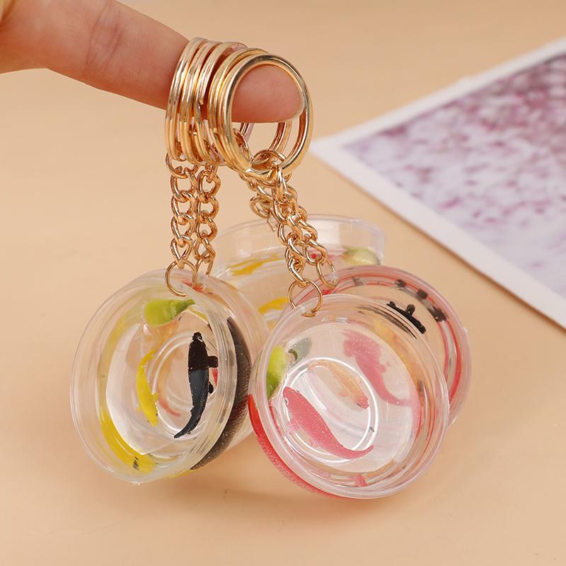 Detail Goldfish In A Bag Keychain Nomer 51