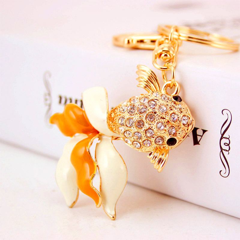 Detail Goldfish In A Bag Keychain Nomer 53