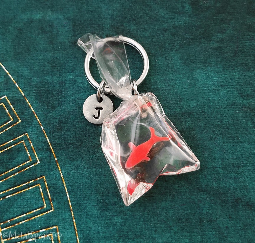 Detail Goldfish In A Bag Keychain Nomer 10