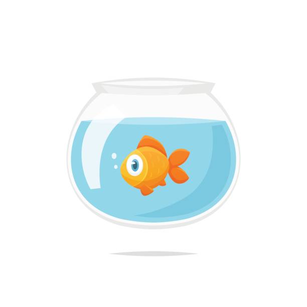 Goldfish In Bowl Clipart - KibrisPDR