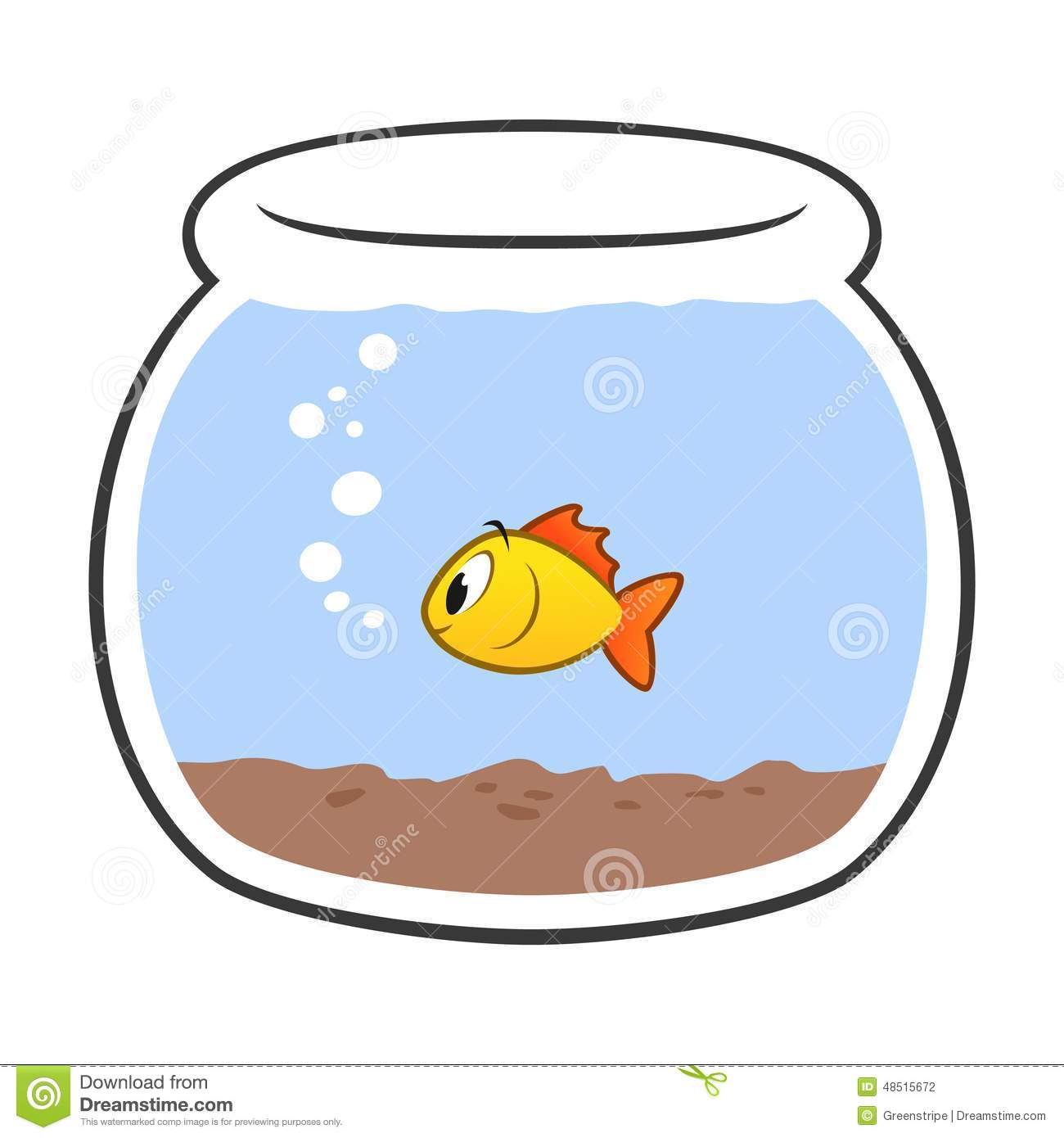 Detail Goldfish In Bowl Clipart Nomer 24