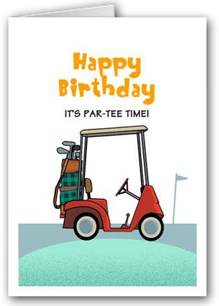 Detail Golf Birthday Clipart Nomer 8