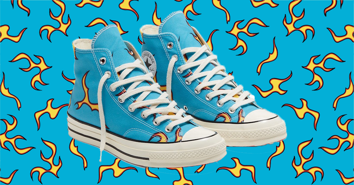 golf converse flames