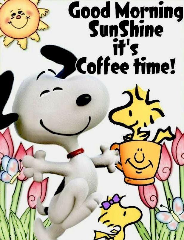 Good Morning Coffee Snoopy - KibrisPDR