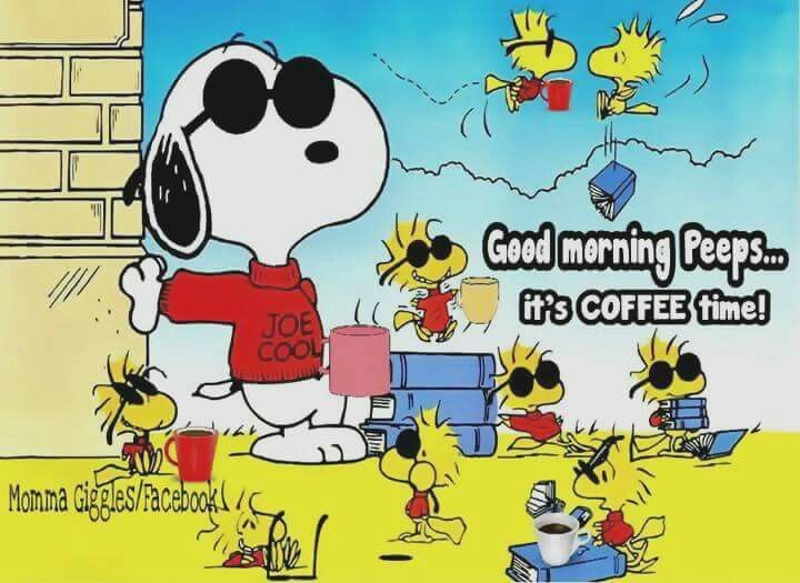 Detail Good Morning Coffee Snoopy Nomer 27