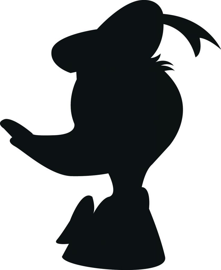 Detail Goofy Silhouette Clip Art Nomer 7