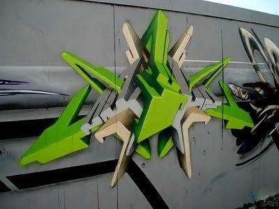 Detail Word Art Graffiti 3d Nomer 43