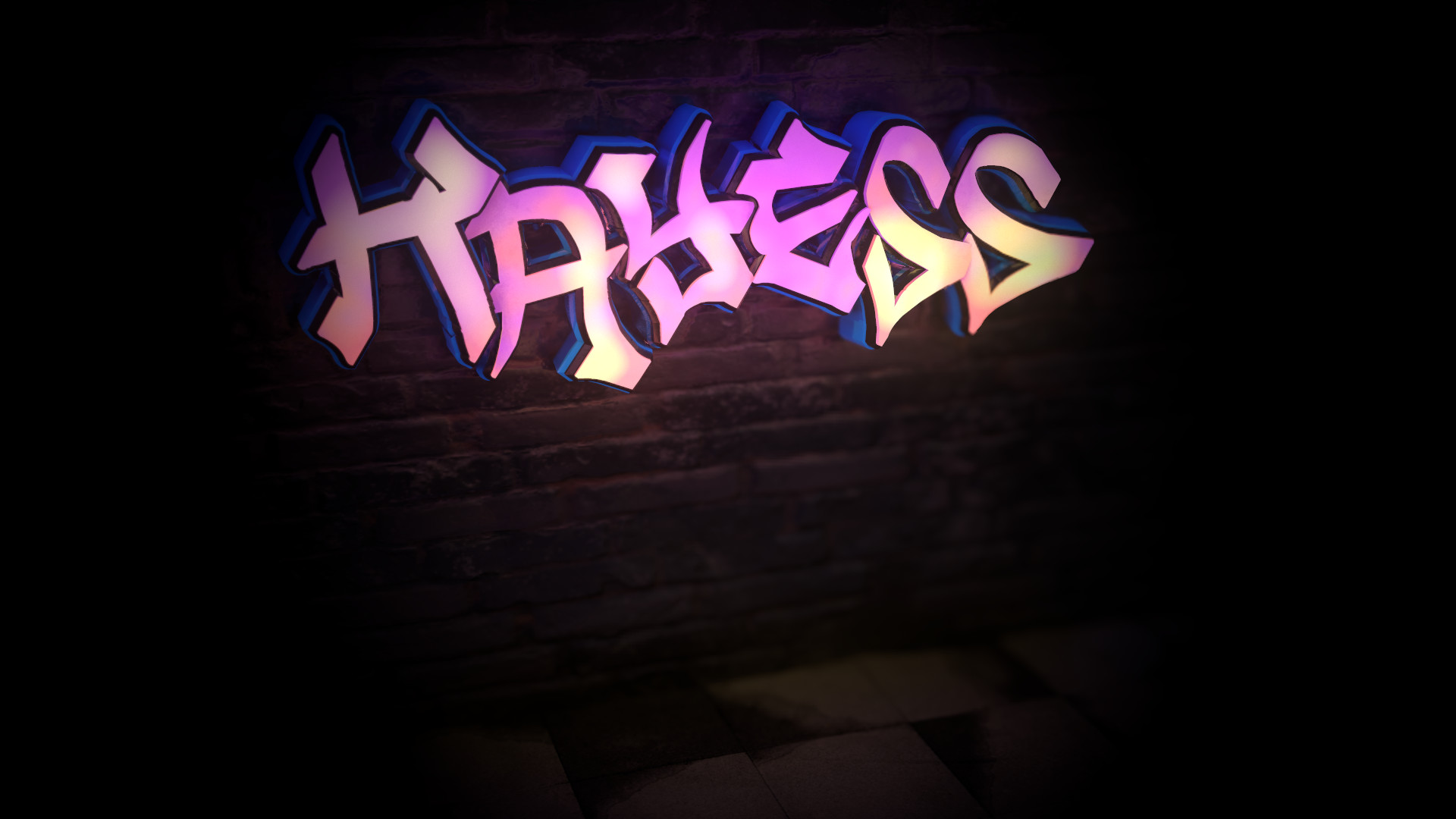 Detail Word Art Graffiti 3d Nomer 55